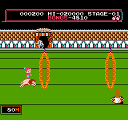 Circus Charlie (Japan) In game screenshot